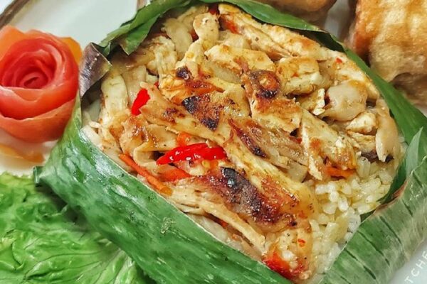 Resep Nasi Ayam Bakar Jamur Super Enak dan Pulen