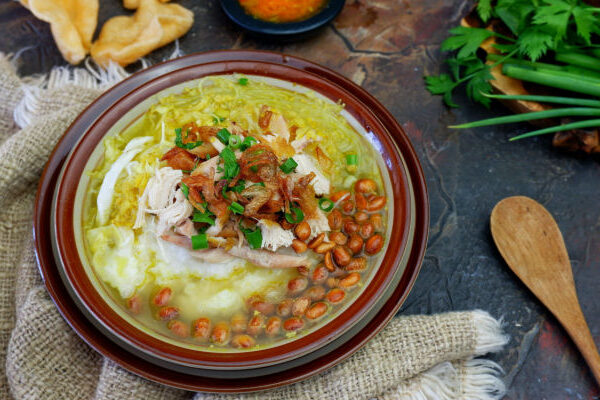 Resep Bubur Ayam Cirebon Kuah Kuning